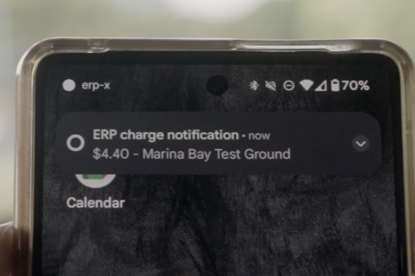 ERP toll charged to phone